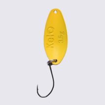 Kelo Spoon Crius Yellow Jokey in 3,5 gr. – pulverbeschichtet / matt Kelo Spoon Crius Yellow Jokey in 3,5 gr. - pulverbeschichtet / matt