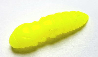 FishUp Pupa 1.2 Mit Käsearoma – Softbait Für Forelle Und Barsch In 3 Cm – Farbe: Hot Chartreuse