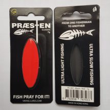 Praesten Classic Durchlaufblinker in 7 gr. - Farbe: Schwarz / Rot