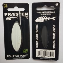 Praesten Classic Durchlaufblinker in 7 gr. - Farbe: Schwarz / Selbstleuchtend
