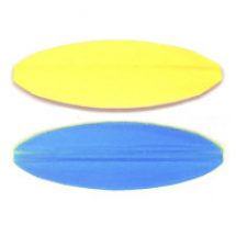 Praesten Classic Durchlaufblinker In 7 Gr. – Farbe: Chartreuse/blau