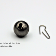 Cheburashka aus Tungsten - flexibler Jigkopf - Gewicht: 2 gr. -