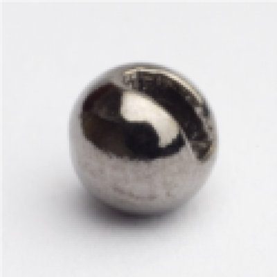 Tungstenperlen SLOTTED Geschlitzt Ultralight Größe: L – 4,6 Mm In Black Nickle