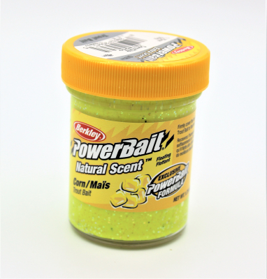 Berkley Powerbait Extra Scent Mit Glitter / Farbe: Corn 50gr.- Glas