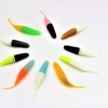 Zombie Bullet / Softbait / Gummiköder mit Käse-Aroma in 50 mm Länge - Farbe: Mixed Colours
