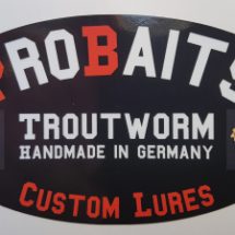 ProBaits Custom Lures Troutworm Mega Soft / Käse- Flavour In 5 Cm Länge / Farbe: Sweet Orange