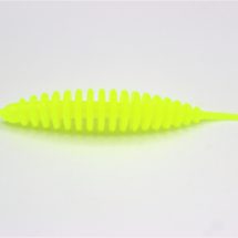 ProBaits Custom Lures Troutworm Mega Soft / Knoblauch- Flavour In 6,5cm Länge / Farbe: Fluo Gelb