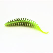 ProBaits Custom Lures Troutworm Mega Soft / Käse- Flavour In 6,5cm Länge / Farbe: Green Moto