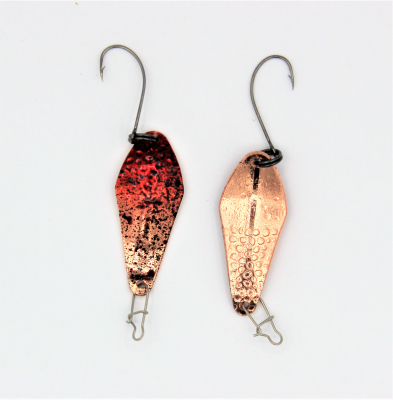 Paladin Trout Spoon Catcher M 2,5 Gr. Farbe: Kupfer-rot-glitter/ Kupfer /UV-aktiv