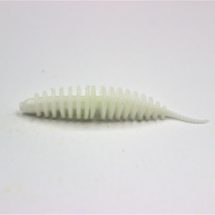 ProBaits Custom Lures Troutworm Mega Soft / Käse- Flavour In 5 Cm Länge / Farbe: Snow