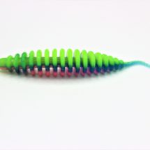 ProBaits Custom Lures Troutworm Mega Soft / Knoblauch- Flavour In 6,5cm Länge / Farbe: Mystica
