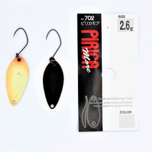 Yarie Spoons aus Japan- PIRICA More / Forellenblinker in 2,6 gr. / Farbe: YM4