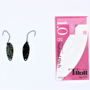 Yarie Spoons aus Japan / T-Roll Natural Pitch / Forellenblinker in 1,0 gr. / Farbe: BJ 21