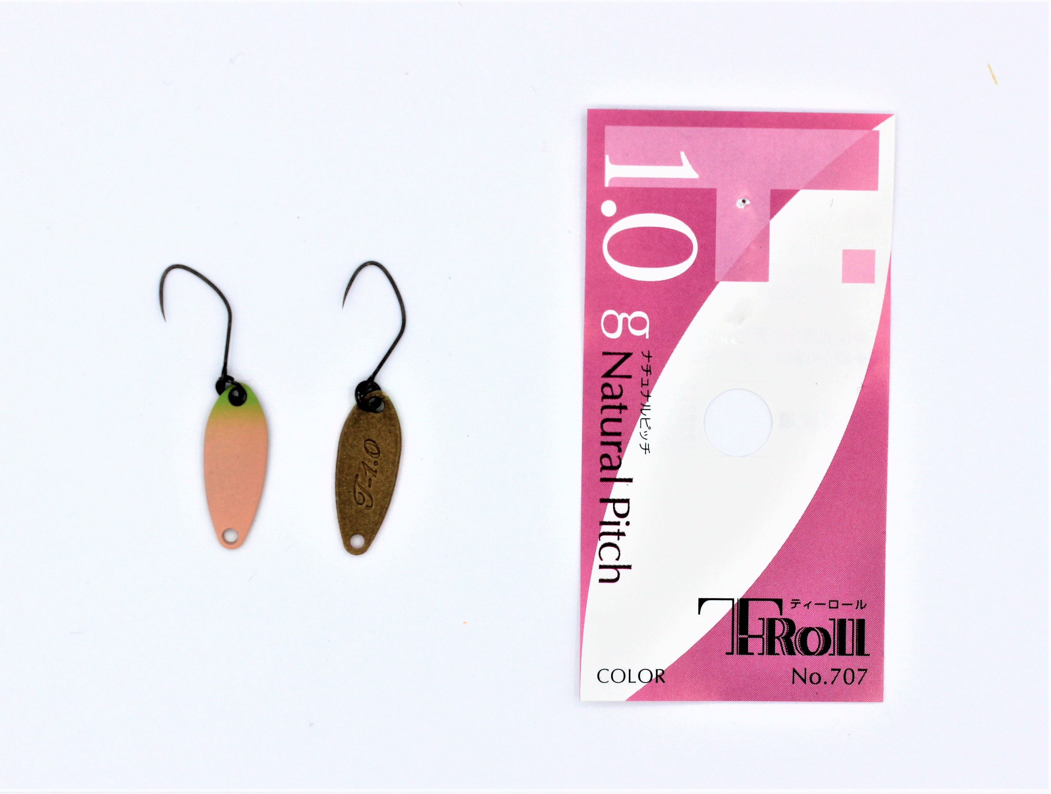Yarie Spoons aus Japan / T-Roll Natural Pitch / Forellenblinker in 1,0 gr. / Farbe: BJ 15