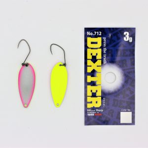 Yarie Spoons aus Japan- DEXTER / Forellenblinker in 3,0 gr. / Farbe: W7