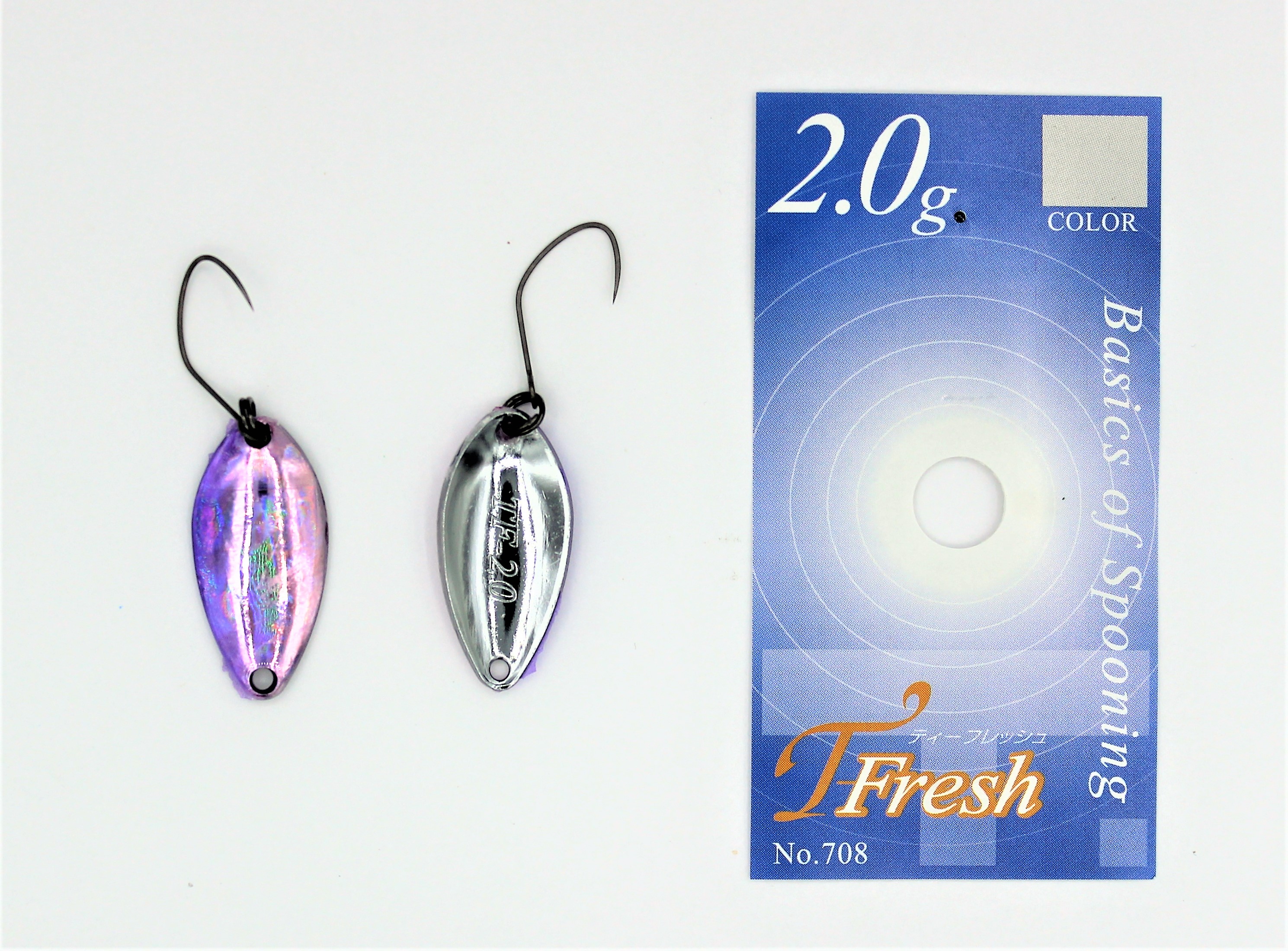Yarie Spoons aus Japan / T-Fresh / Forellenblinker in 2,0 gr. / Farbe: P5