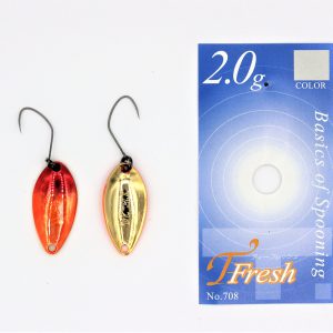 Yarie Spoons aus Japan / T-Fresh / Forellenblinker in 2,0 gr. / Farbe: P6
