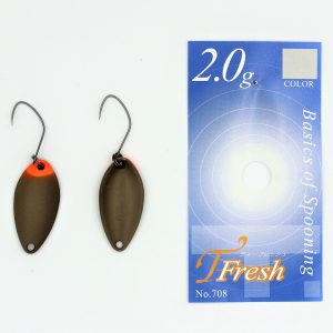 Yarie Spoons aus Japan / T-Fresh / Forellenblinker in 2,0 gr. / Farbe: Best Select V8