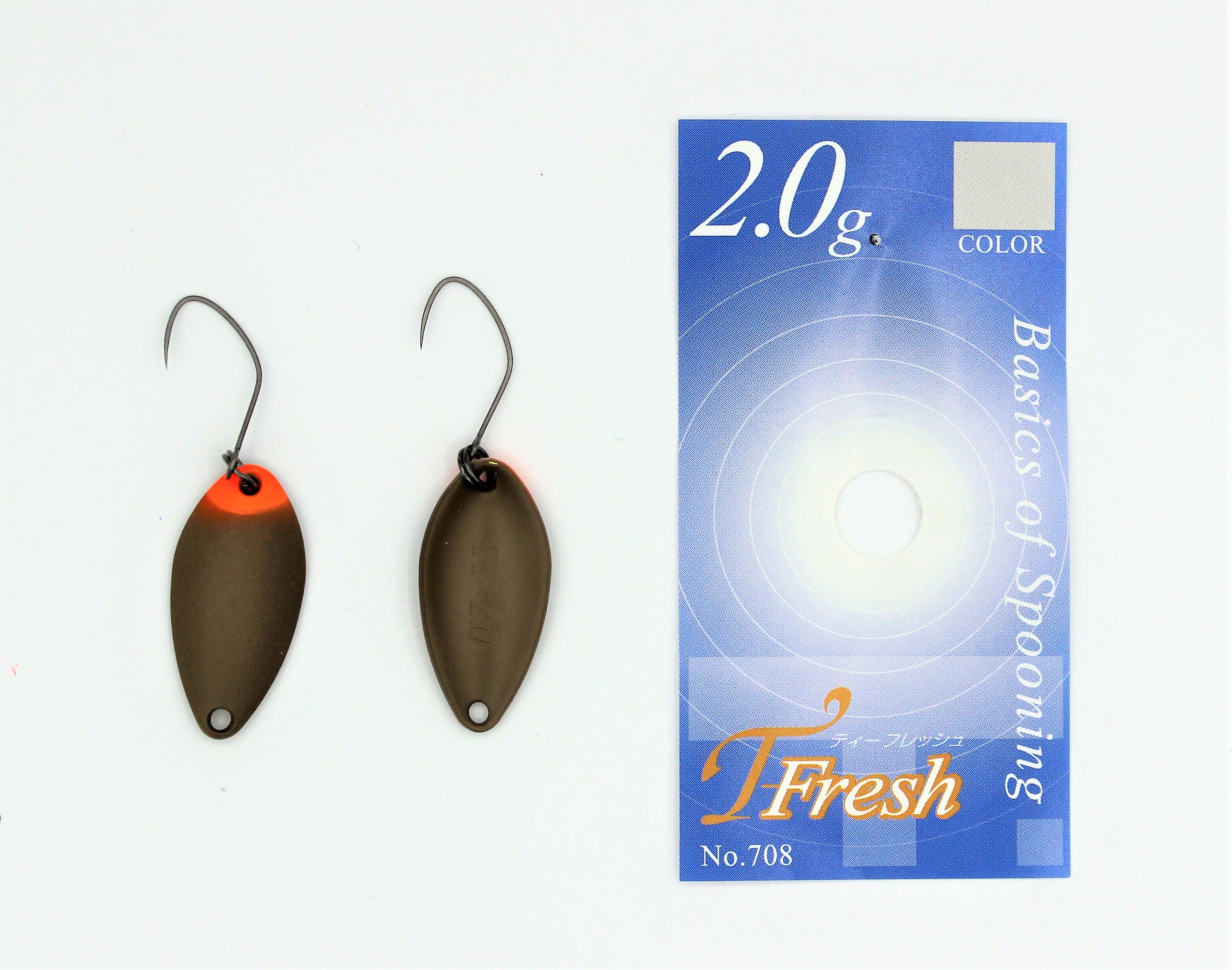 Yarie Spoons aus Japan / T-Fresh / Forellenblinker in 2,0 gr. / Farbe: Best Select V8