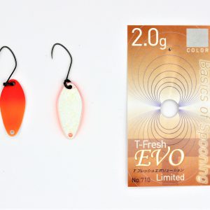Yarie Spoons aus Japan / T-Fresh Evo Limited / Forellenblinker in 2,0 gr. / Farbe: Best Select Y54