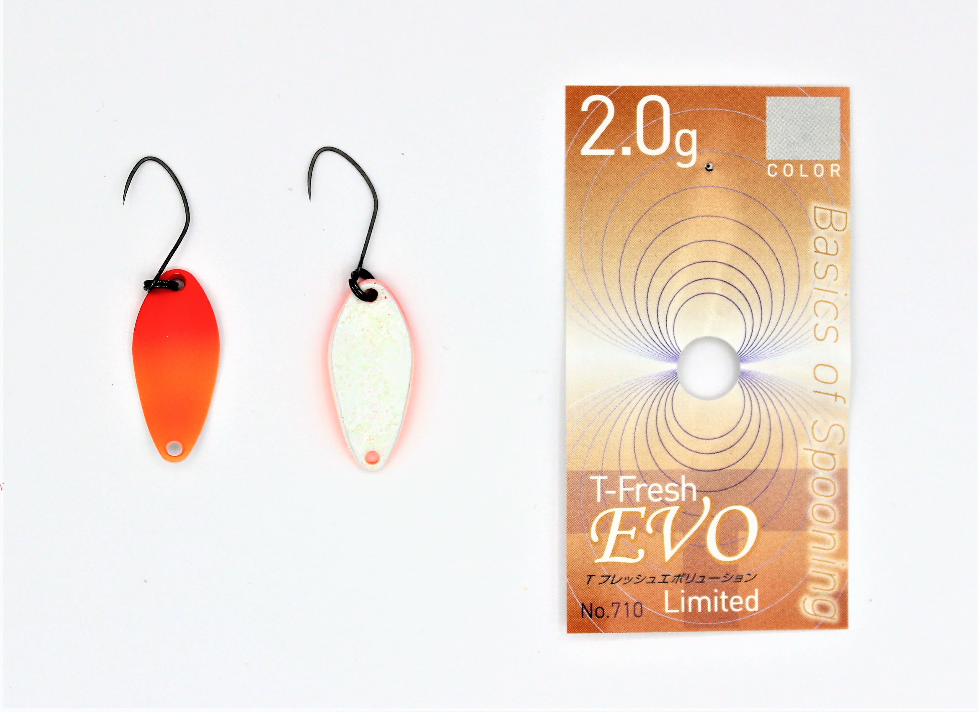 Yarie Spoons aus Japan / T-Fresh Evo Limited / Forellenblinker in 2,0 gr. / Farbe: Best Select Y54
