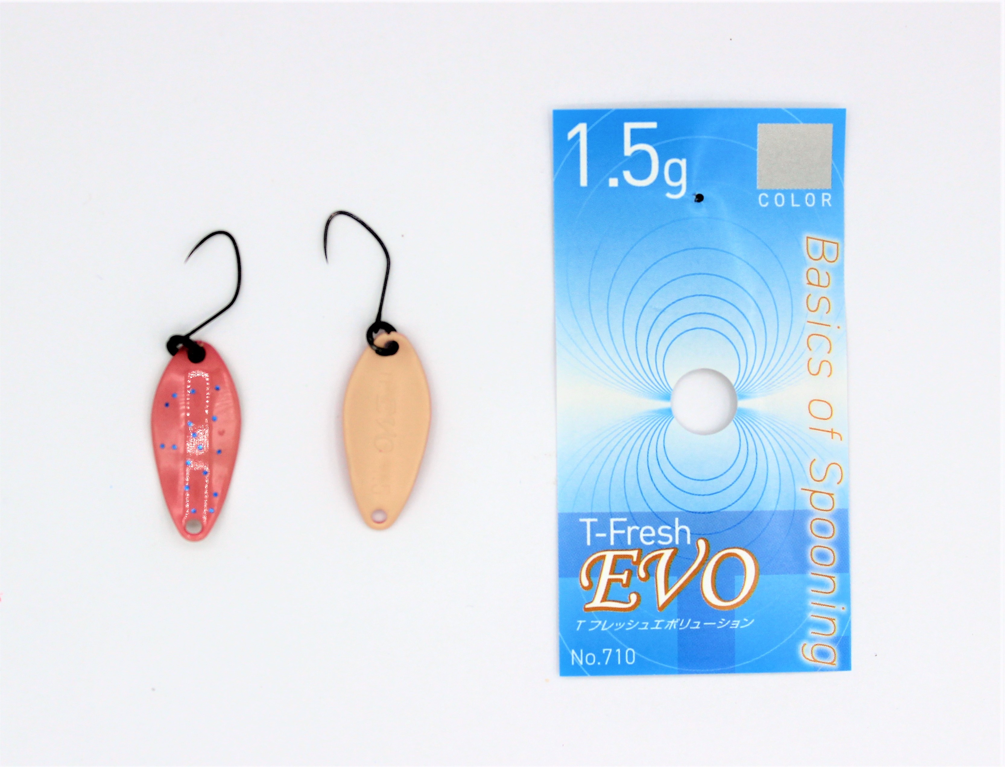 Yarie Spoons aus Japan / T-Fresh Evo / Forellenblinker in 1,5 gr. / Farbe: V9