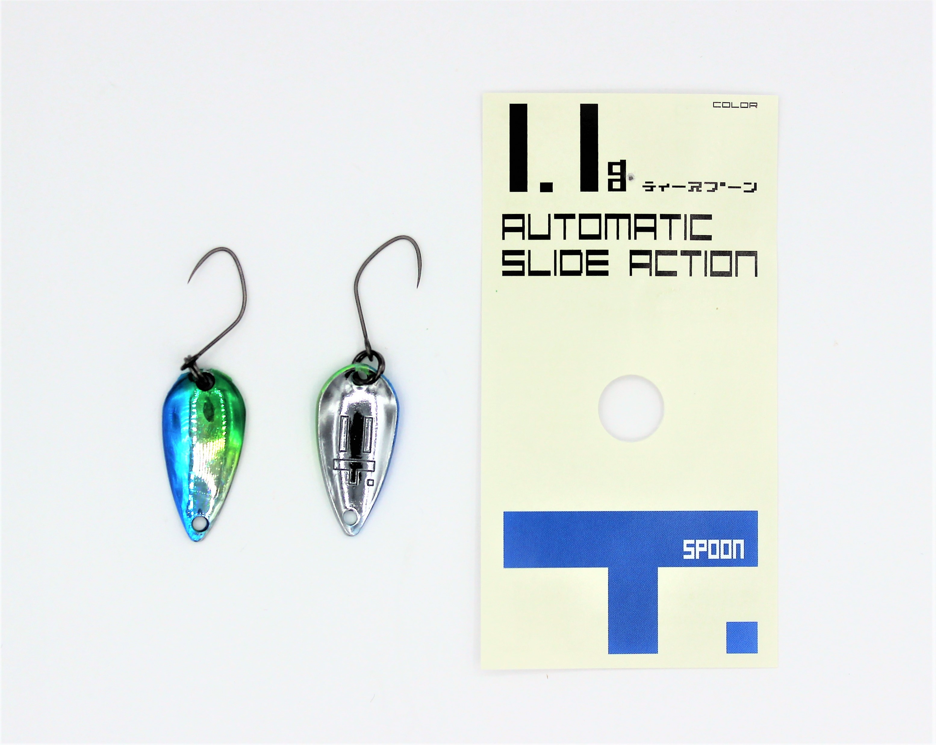 Yarie Spoons aus Japan / T- Spoon HOLOLUME / Forellenblinker in 1,1 gr. – Bild 12