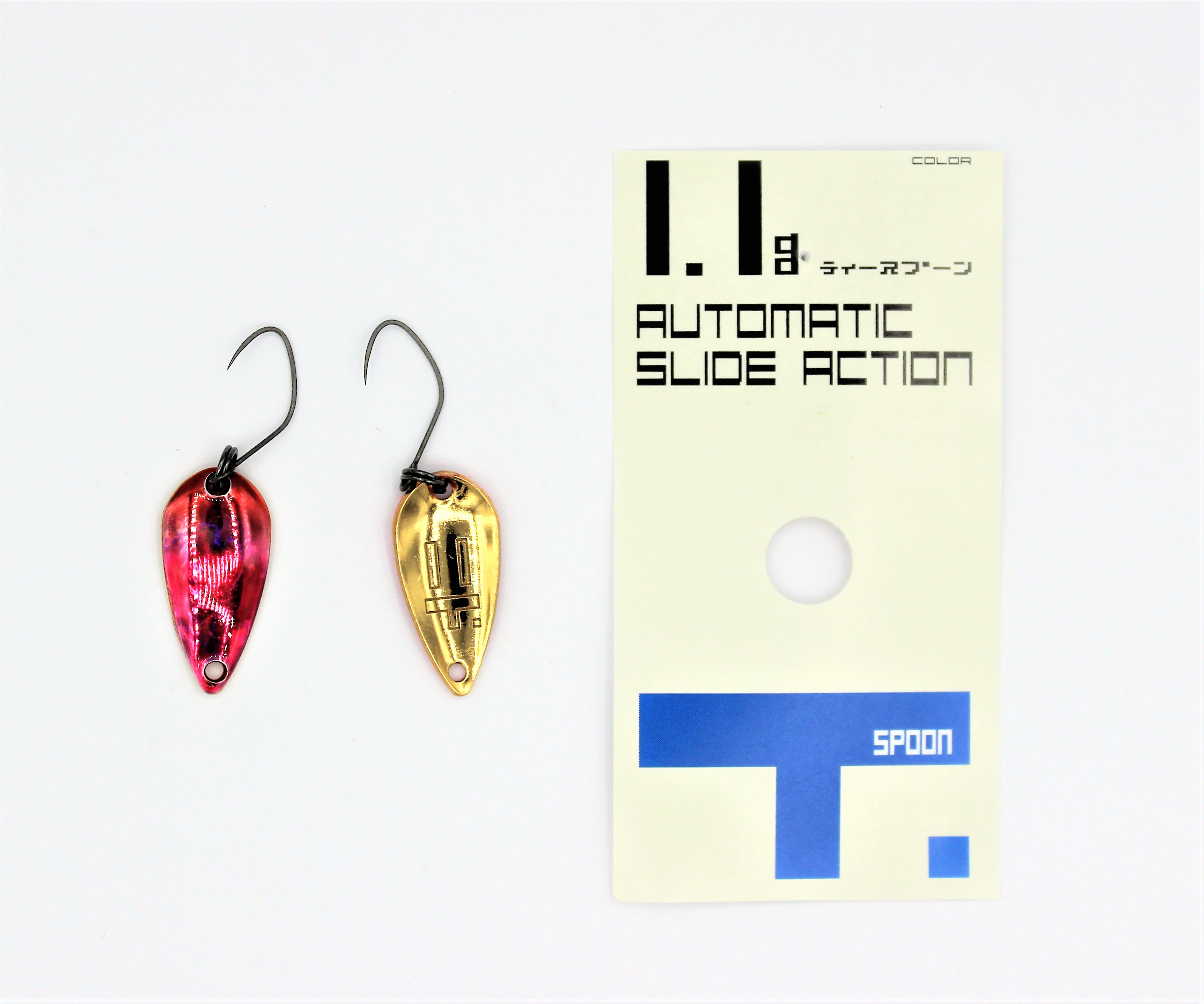 Yarie Spoons aus Japan / T- Spoon HOLOLUME / Forellenblinker in 1,1 gr. – Bild 8