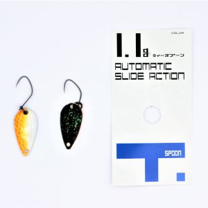 Yarie Spoons aus Japan / T- Spoon HOLOLUME / Forellenblinker in 1,1 gr.