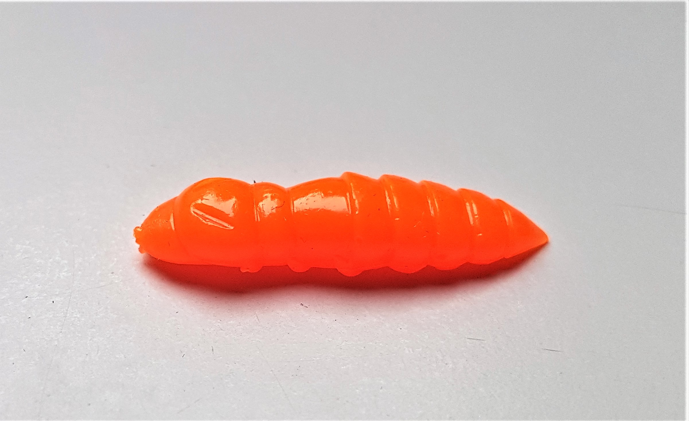 FishUp Pupa 1.2 Mit Käsearoma – Softbait Für Forelle Und Barsch In 3 Cm – Farbe: Hot Orange