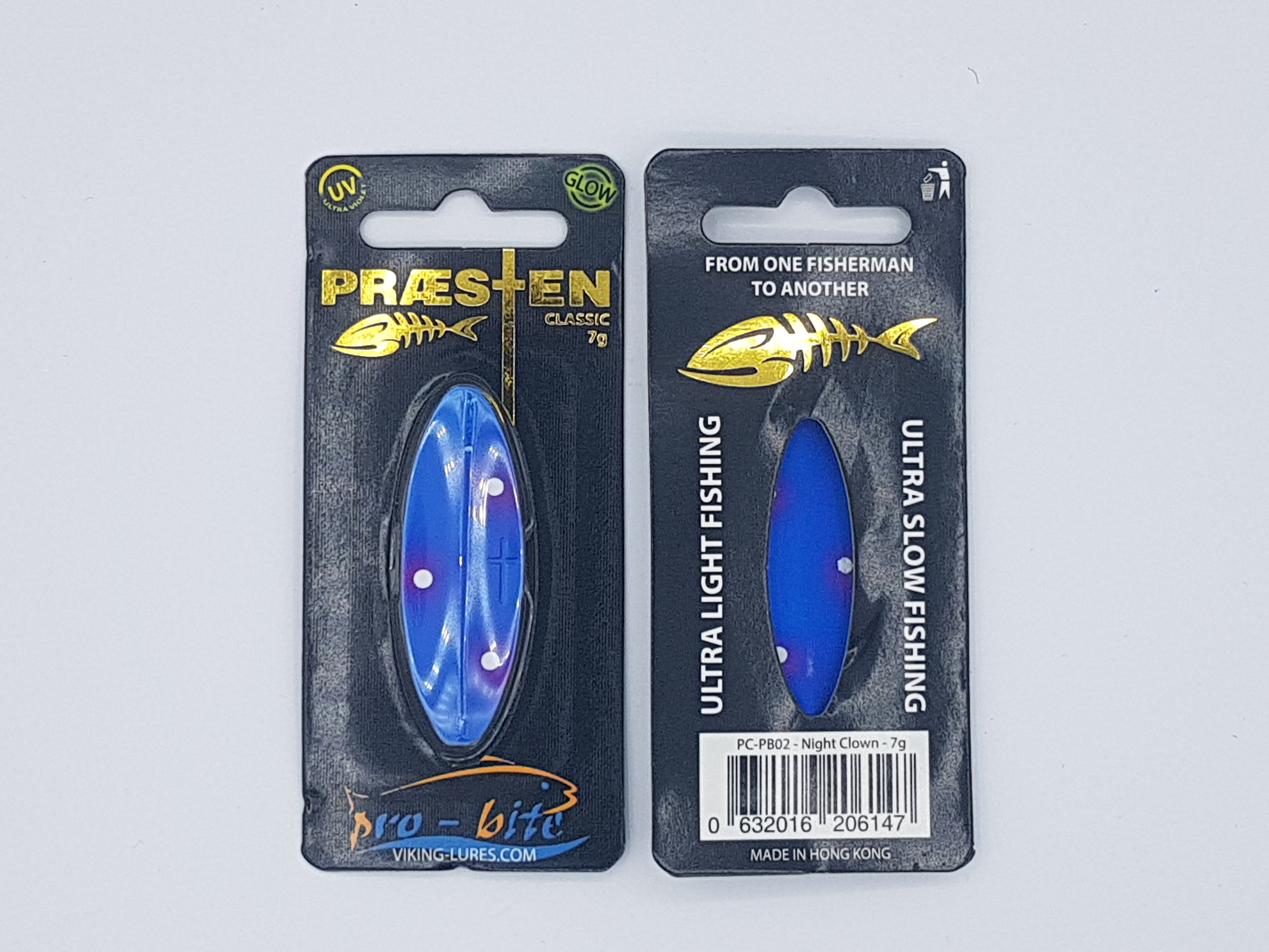 Praesten Mini PRO-BITE CUSTOM PAINTED - Night Clown - Sonder-Edition Durchlaufblinker in 3,5 gr. - Image 6