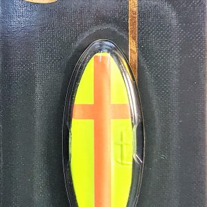 Praesten Classic CUSTOM PAINTED - Yellow-Orange Cross - Sonder-Edition Durchlaufblinker in 7 gr.