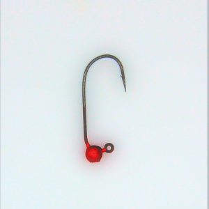 Yarie No. 645 - Japanische Haken mit winzigem Widerhaken und 0,85 gr. leichtem Bleikopf zum Fischen mit Softbaits / Größe: 8