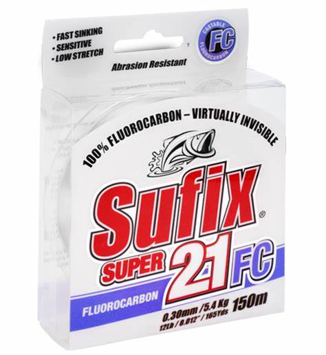 Fluorocarbon Vorfach- Schnur Sufix Super 21 FC | Schnurstärke: 0,16 Mm | 50m