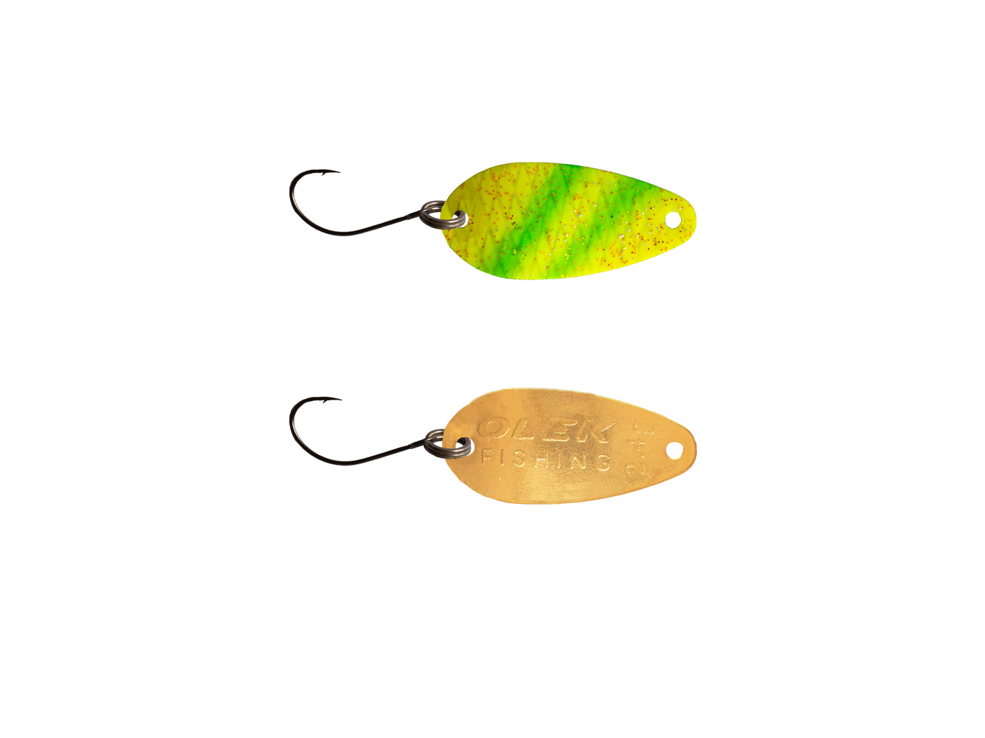 Olek-Fishing Anjeli Spoon Zum Forellenfischen | Sonderfarbe | Gewicht: 2,4 Gr. | Farbe: Trout Area 1