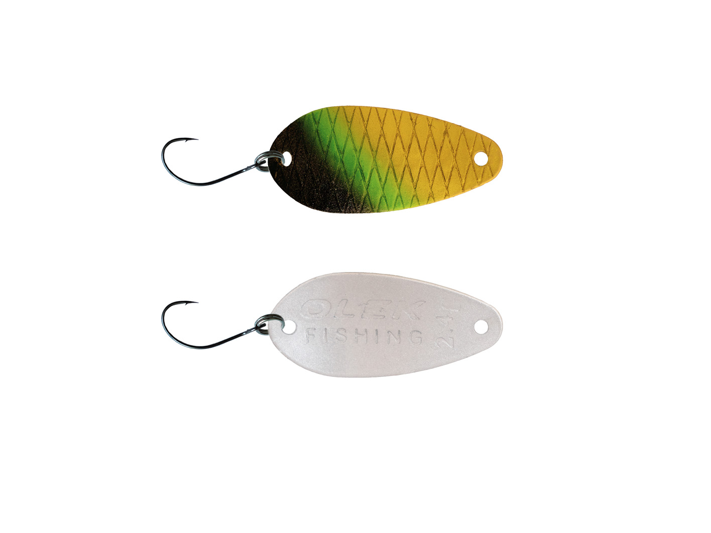 Olek-Fishing Anjeli Spoon Zum Forellenfischen | Sonderfarbe | Gewicht: 2,4 Gr. | Farbe: OFS-River Special