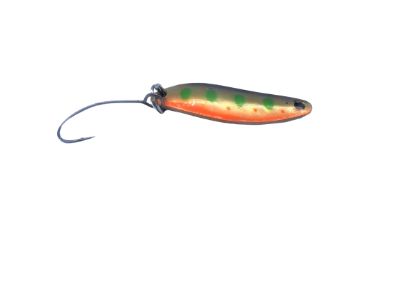 Olek-Fishing Volma Spoon Zum Forellenfischen | Sonderfarbe | Gewicht: 2,0 Gr. | Farbe: OKS-1