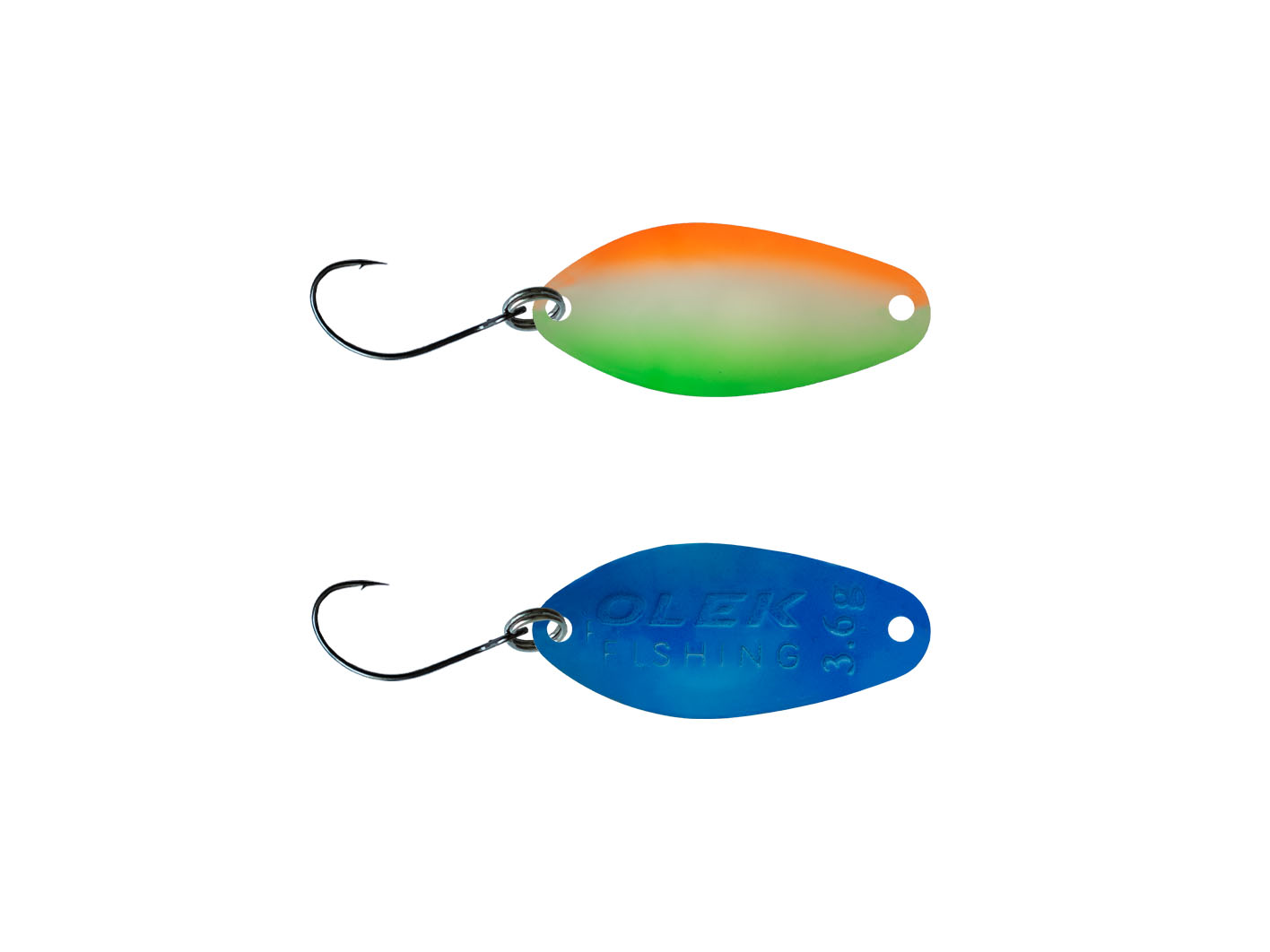 Olek-Fishing Promise Spoon Zum Forellenfischen | Sonderfarbe | Gewicht: 2,4 Gr. | Farbe: Olek-Fishing Trout Area 2