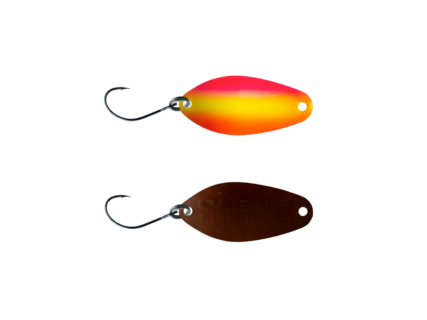 Olek-Fishing Promise Spoon Zum Forellenfischen | Gewicht: 2,4 Gr. | Farbe: Fire Fish