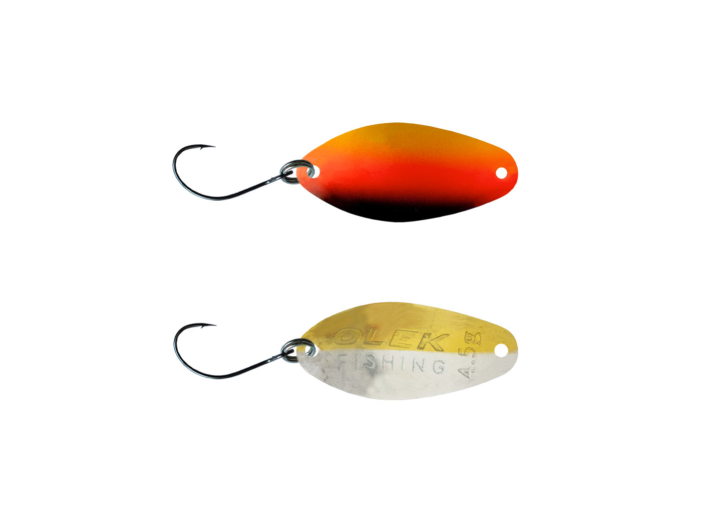 Olek-Fishing Promise Spoon Zum Forellenfischen | Gewicht: 2,4 Gr. | Farbe: German Flag
