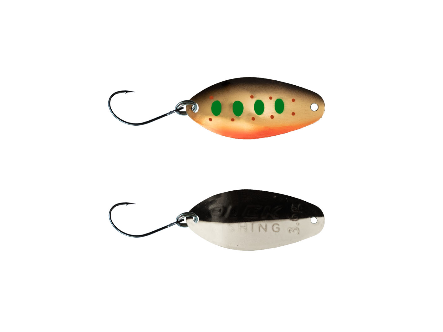 Olek-Fishing Promise Spoon Zum Forellenfischen | Sonderfarbe | Gewicht: 2,4 Gr. | Farbe: OKS-1