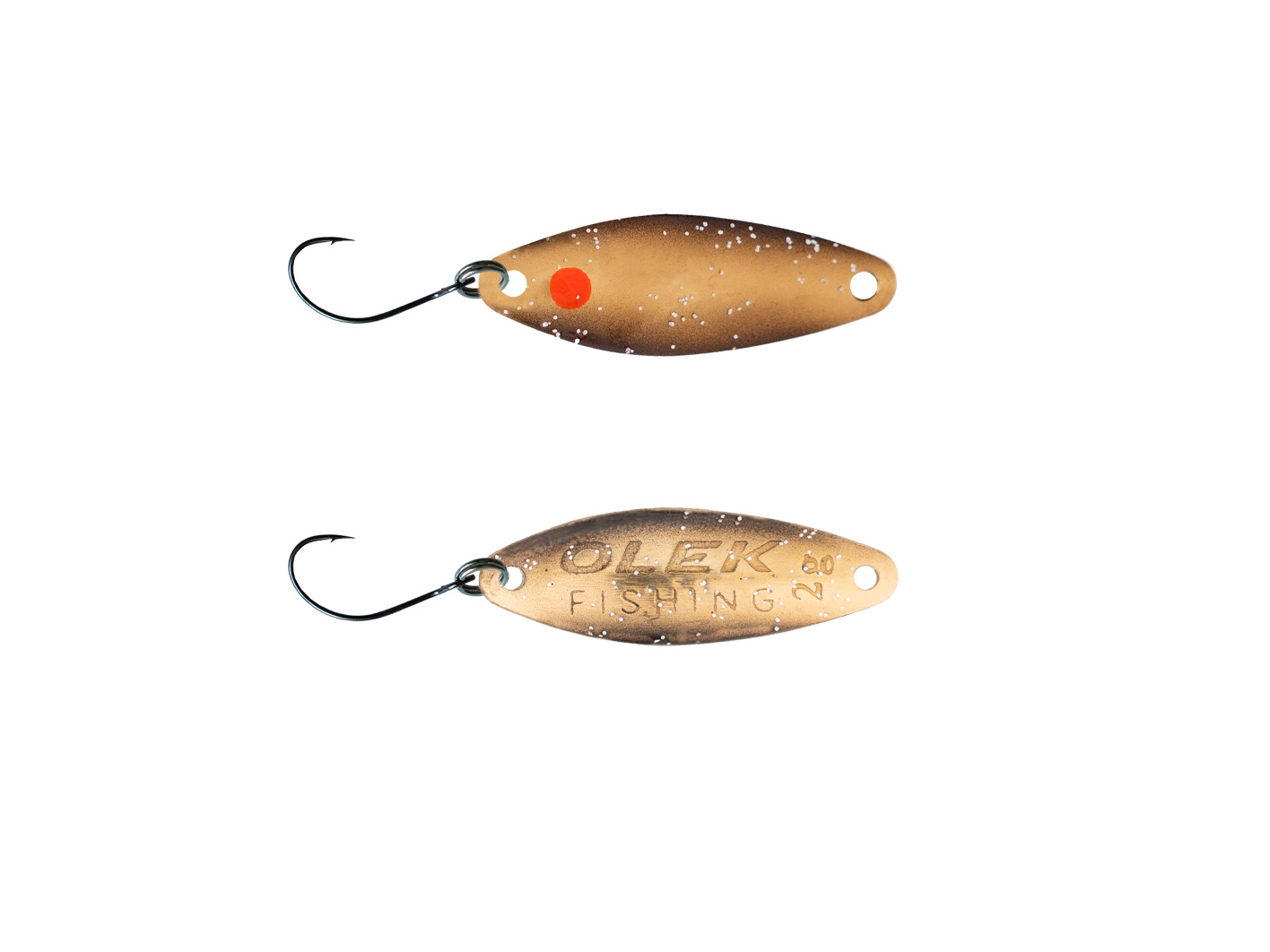 Olek-Fishing Volma Spoon Zum Forellenfischen | Sonderfarbe | Gewicht: 2,0 Gr. | Farbe: Golden Fly