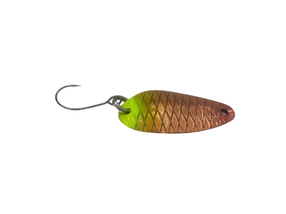 Olek-Fishing Anjeli Spoon Zum Forellenfischen | Gewicht: 2,4 Gr. | Farbe: Copper-Don