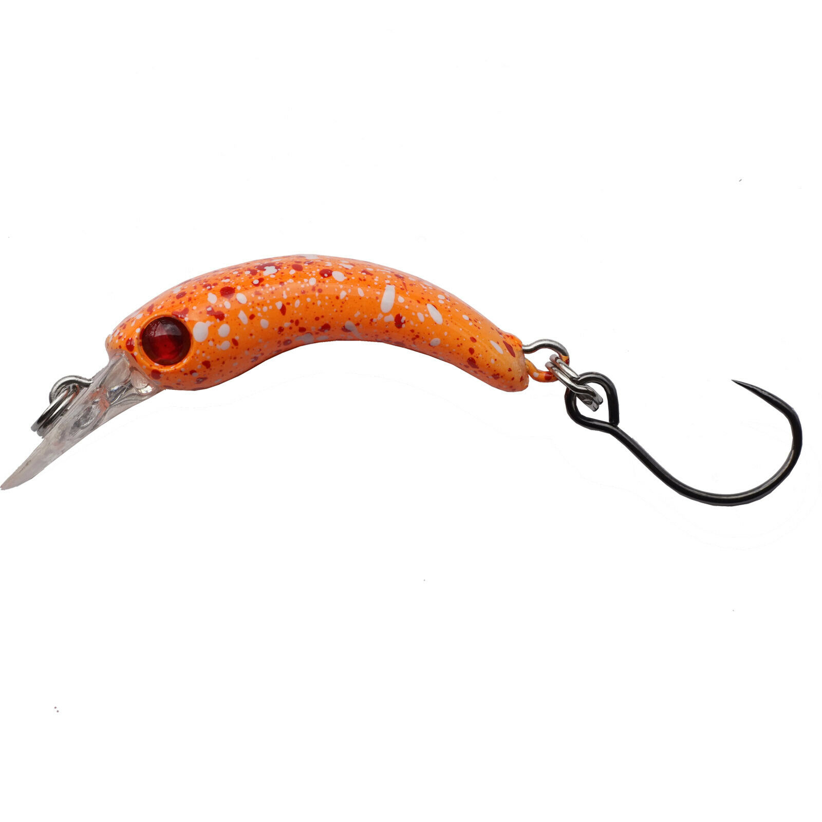 Skorpion Trout Checker Forellenwobbler In 1,8 Gr. | Schwimmend | Länge: 29 Mm | Tauchtiefe: 0,4 M | Farbe: Spring Orange