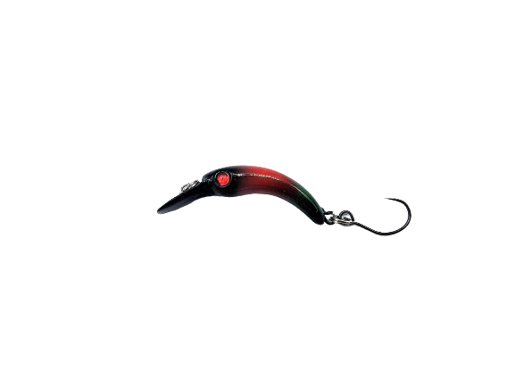 Skorpion Trout Checker Forellenwobbler In 1,8 Gr. | Schwimmend | Länge: 29 Mm | Tauchtiefe: 0,4 M | Farbe: Marley