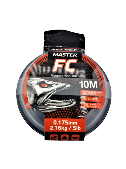 Fluorocarbon Favorite Select Master FC | Vorfach- Schnur | Schnurstärke: 0,175 Mm | Tragkraft: 2,16 Kg / 5lb | 10m