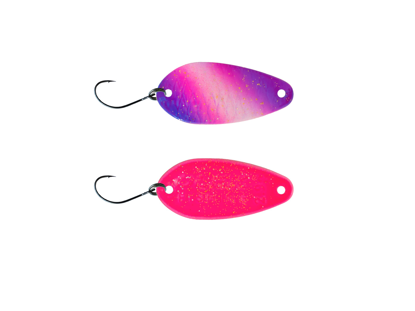 Olek-Fishing Anjeli Spoon Zum Forellenfischen | Sonderfarbe | Gewicht: 2,9 Gr. | Farbe: Special Violet Pink