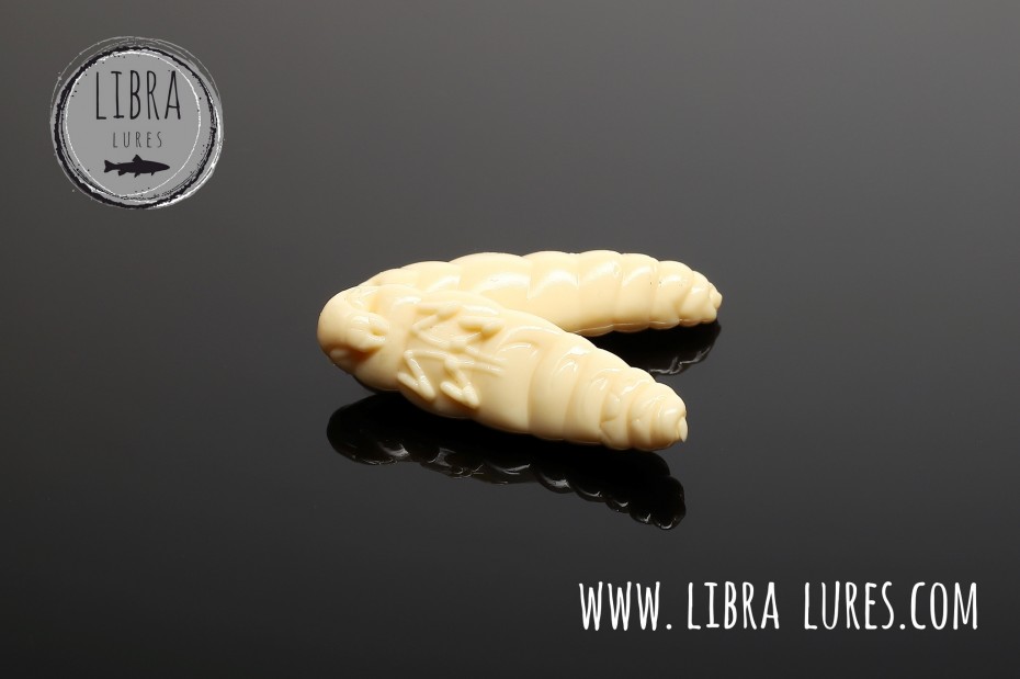 Libra Lures Largo 35mm | Forellenköder Supersoft | Inhalt: 10 Stück | Aroma: Krill | Farbe: 005 / Cheese