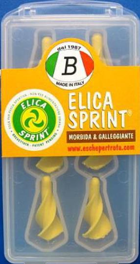 Elica Sprint Softbait Gummiköder für Forellen- die Sensation aus Italien in beige / naturfarben