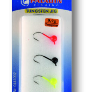 Paladin Tungsten Cheburashka Flexibler Jigkopf - 3 Jigheads, Gewicht/Farbe:0.6g / gelb